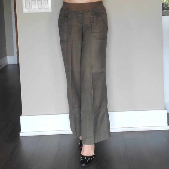 Esprit Straight-leg Linen Pants - Picture 7 of 11